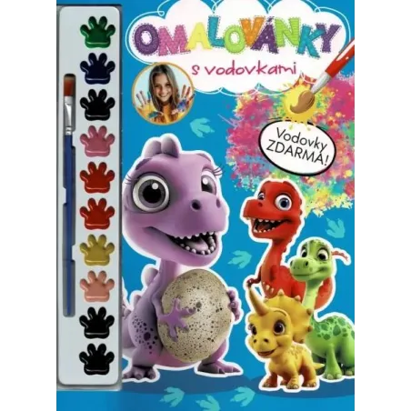 Omalovánky S Vodovkami Dinosaurus