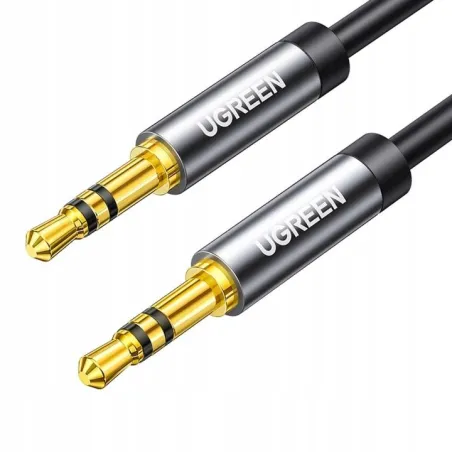 Kabel Audio Av119 Mini Jack 3,5 Mm 1M Czarny Ugreen
