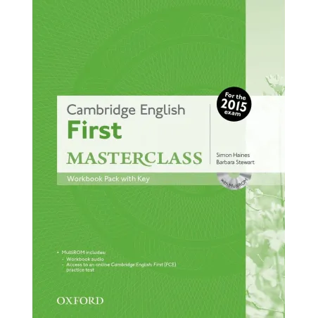 Cambridge English First Masterclass Wb With Key  Multirom  Online Practice Test