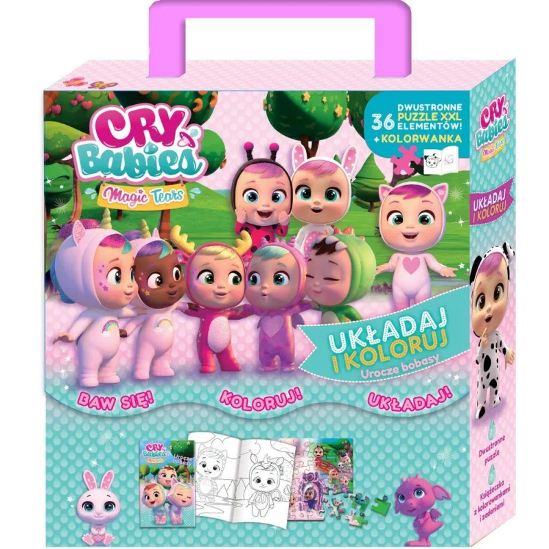 CRY BABIES. UKŁADAJ I KOLORUJ
