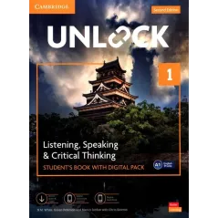 UNLOCK 1 LISTENING SPEAKING  CRITICAL THINKING STUDENTS BOOK WITH DIGITAL PACK