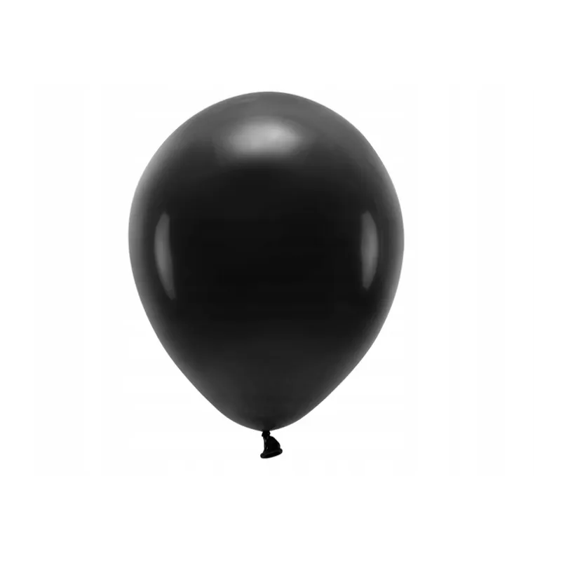 BALONY ECO PASTELOWE CZARNE 30CM PARTYDECO