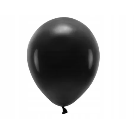 Balony Eco Pastelowe Czarne 30Cm Partydeco