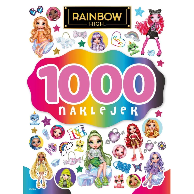 RAINBOW HIGH. 1000 NAKLEJEK