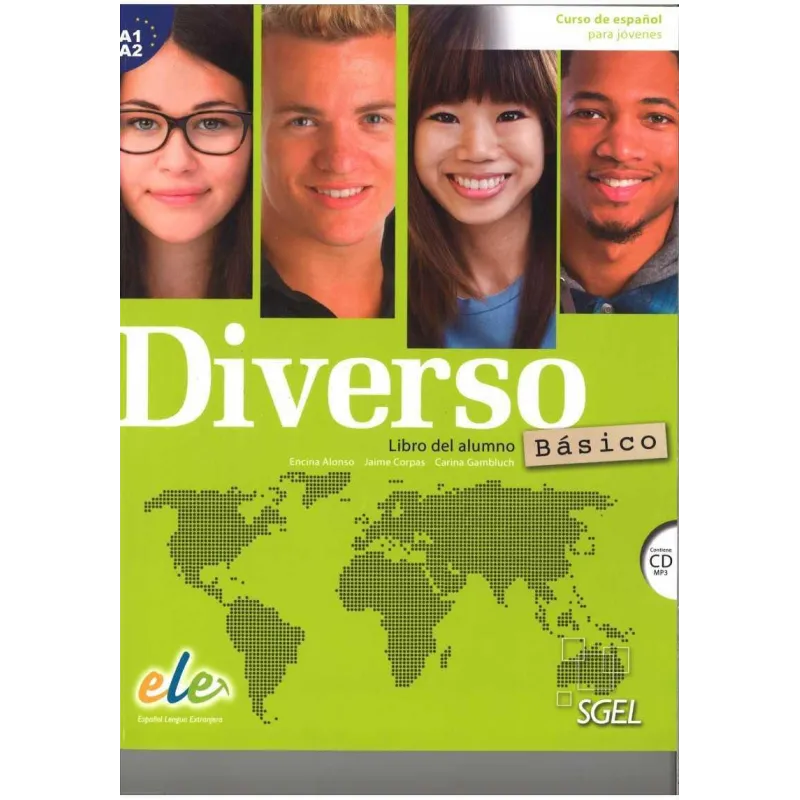 Diverso basico A1A2 Libro del alumno  CD  Alonso Encina, Corpas Jaime, Gambluch Carina