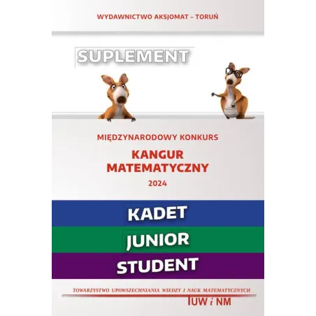 Matematyka z wesołym kangurem  Suplement 2024