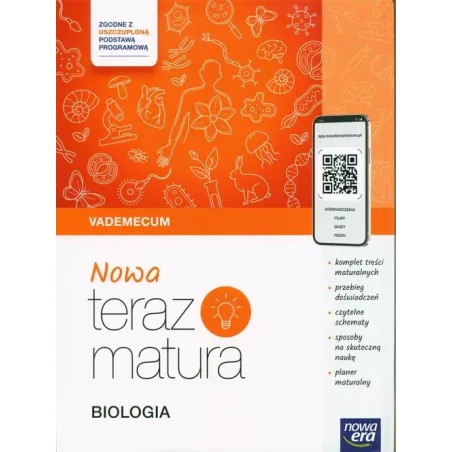 NOWA TERAZ MATURA BIOLOGIA VADEMECUM ZAKRES ROZSZERZONY