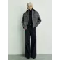 Spodnie Jeansowe Mango Emma Wideleg Black Denim 36