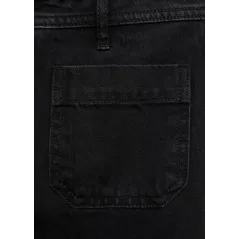 SPODNIE JEANSOWE MANGO EMMA WIDELEG BLACK DENIM 36
