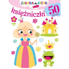 KSIĘŻNICZKI. ZADANIA DLA KREDKI. KOLOROWANKA Z NAKLEJKAMI