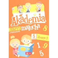 AKADEMIA MALUCHA 5-LATEK ZESZYT 3 Z NAKLEJKAMI - Dragon
