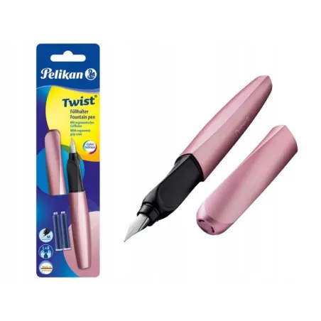 Pióro Twist Girly Rose Z Nabojem Pelikan