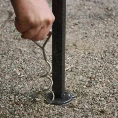 SOLIDNE ŚLEDZIE KOTWY NAMIOTOWE PROWORKS 4 SZT. STAL NIERDZEWNA 26,5 CM