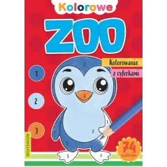 ZOO. KOLOROWANIE Z CYFERKAMI - Books and Fun