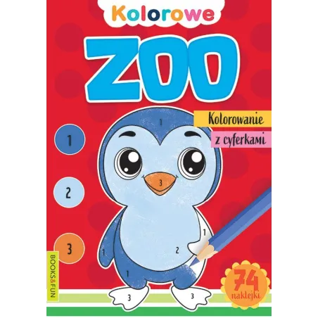 ZOO. KOLOROWANIE Z CYFERKAMI - Books and Fun