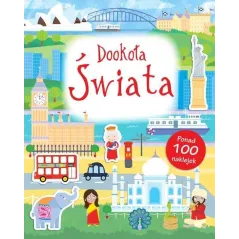 DOOKOŁA ŚWIATA. KSIĄŻECZKA Z NAKLEJKAMI - Smart Books
