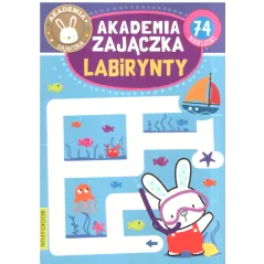 AKADEMIA ZAJĄCZKA LABIRYNTY 74 NAKLEJKI - Books & Fun