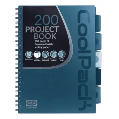 KOŁOBRULION A4 BLUE KRATKA 200 KARTEK COOLPACK