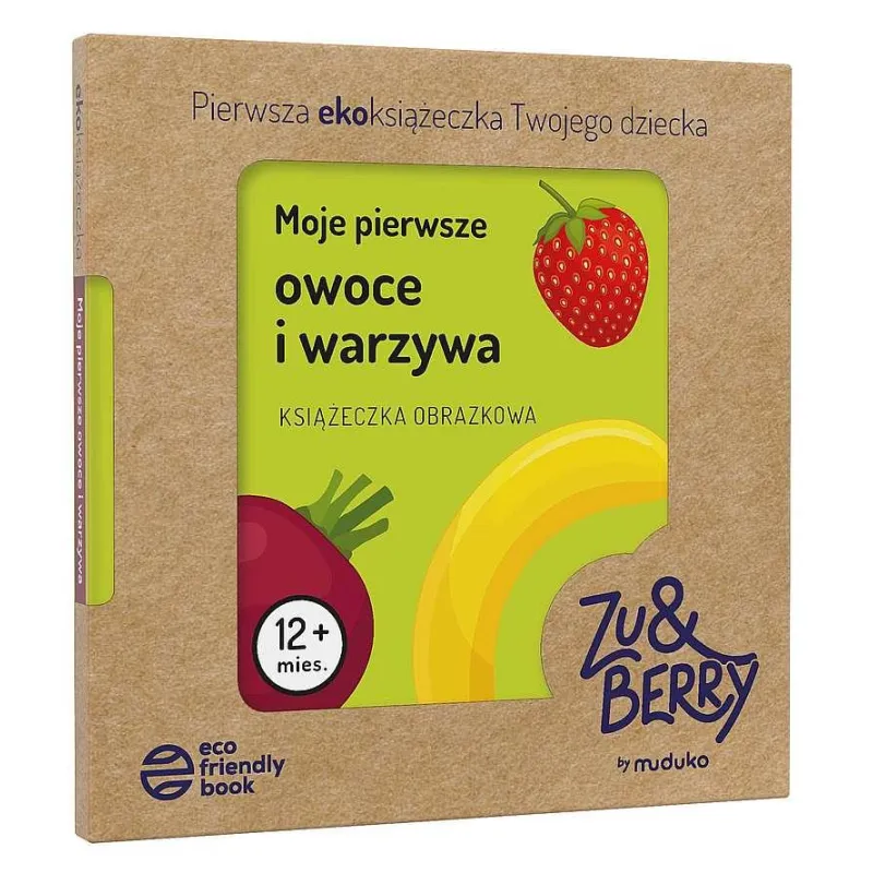 MOJE PIERWSZE OWOCE I WARZYWA. KSIĄŻECZKA OBRAZKOWA - Muduko