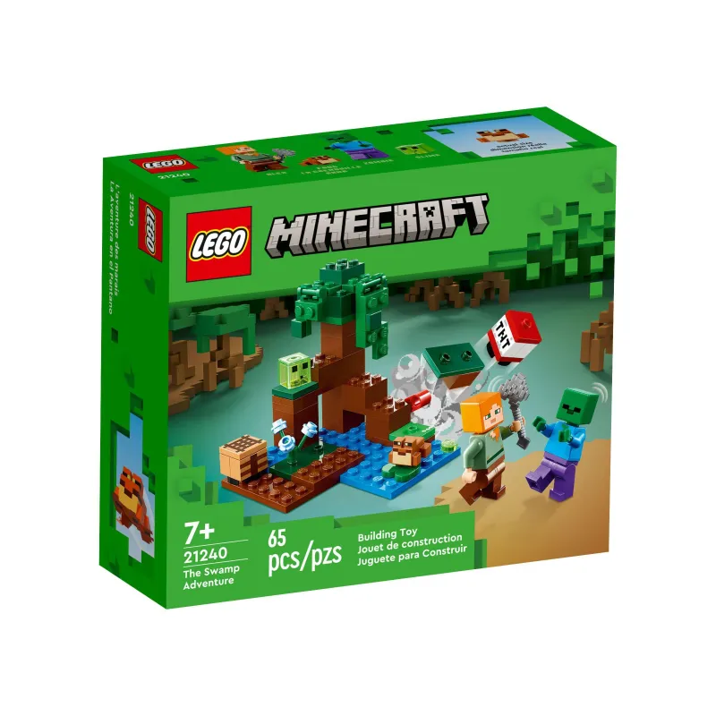 PRZYGODA NA MOKRADŁACH LEGO MINECRAFT 21240 II GATUNEK