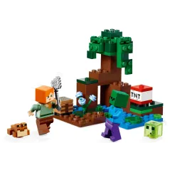 PRZYGODA NA MOKRADŁACH LEGO MINECRAFT 21240 II GATUNEK
