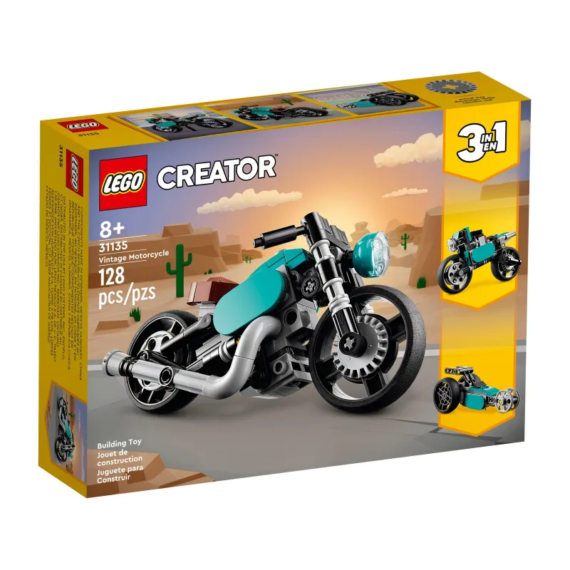 MOTOCYKL VINTAGE LEGO CREATOR 31135 II GATUNEK