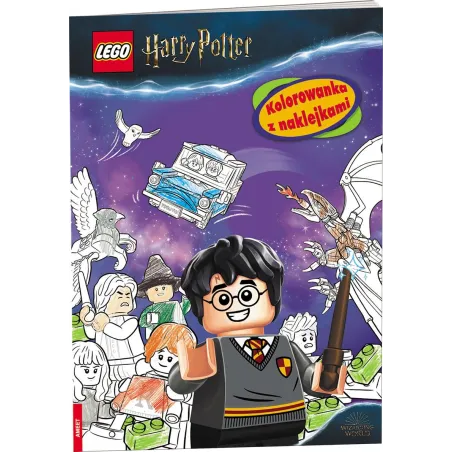 LEGO HARRY POTTER KOLOROWANKA Z NAKLEJKAMI 5+ - Ameet