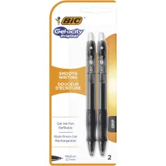 DŁUGOPIS ŻELOWY BIC GEL-OCITY 2 SZT. CZARNY - BiC