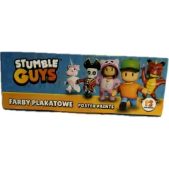 FARBY PLAKATOWE 12 KOLORÓW STUMBLE GUYS ST. MAJEWSKI
