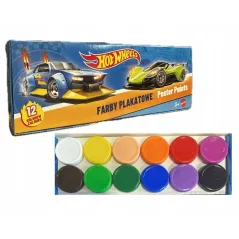 FARBY PLAKATOWE HOT WHEELS 12 KOLORÓW ST.MAJEWSKI