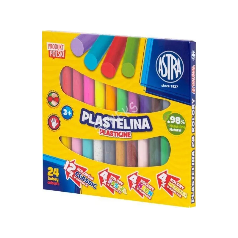 PLASTELINA ASTRA 24 KOLORY