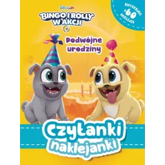 DISNEY BINGO I ROLLY W AKCJI. PODWÓJNE URODZINY. CZYTANKI NAKLEJANKI