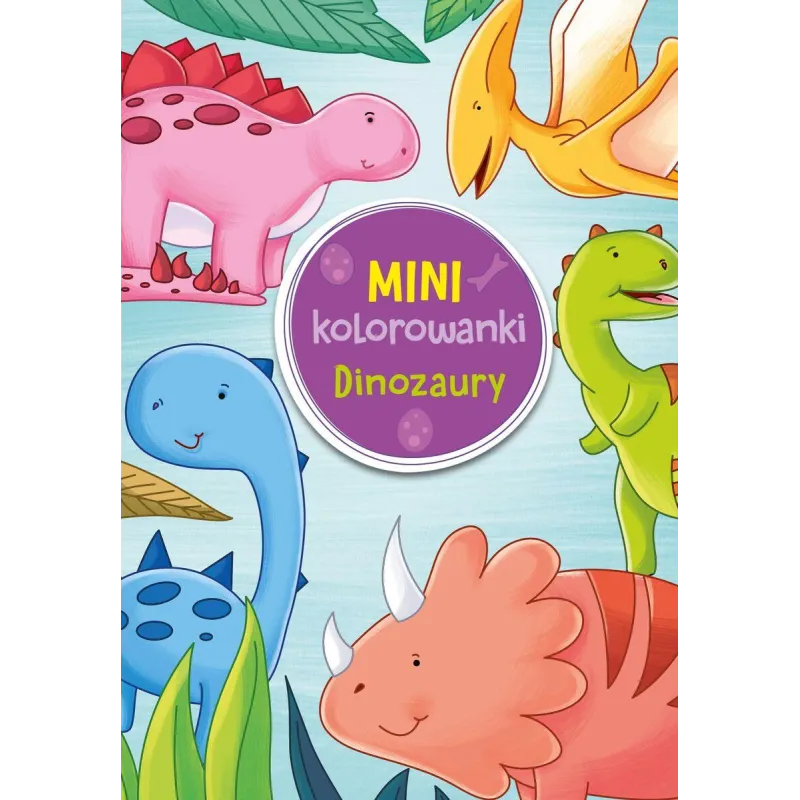 DINOZAURY. MINIKOLOROWANKI
