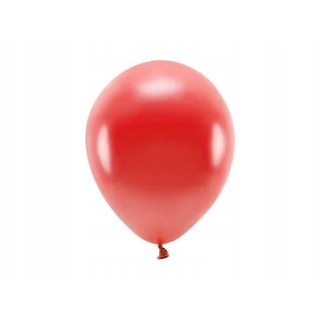 Balony Metalizowane Czerwone 26 Cm 10 Sztuk