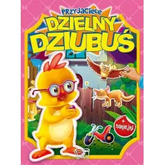 DZIELNY DZIUBUŚ PRZYJACIELE NAKLEJKI Z BROKATEM - Arti