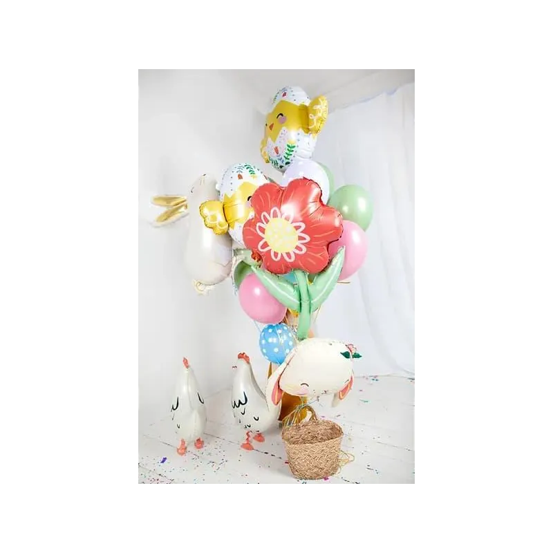 BALON FOLIOWY KURKA BIAŁA FARMERSKA 48×60 CM BALON FOLIOWY KURKA BIAŁA FARMERSKA 48×60 CM