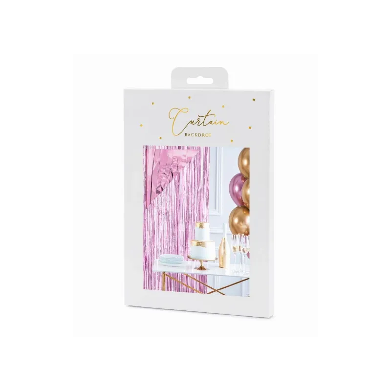 KURTYNA PARTY WRZOSOWA METALIZOWANA 90×250 CM PARTYDECO KURTYNA PARTY WRZOSOWA METALIZOWANA 90×250 CM PARTYDECO