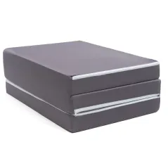 Materac Składany Podróżny Zet2 80X195X10 Cm Dwustronny + Torba
