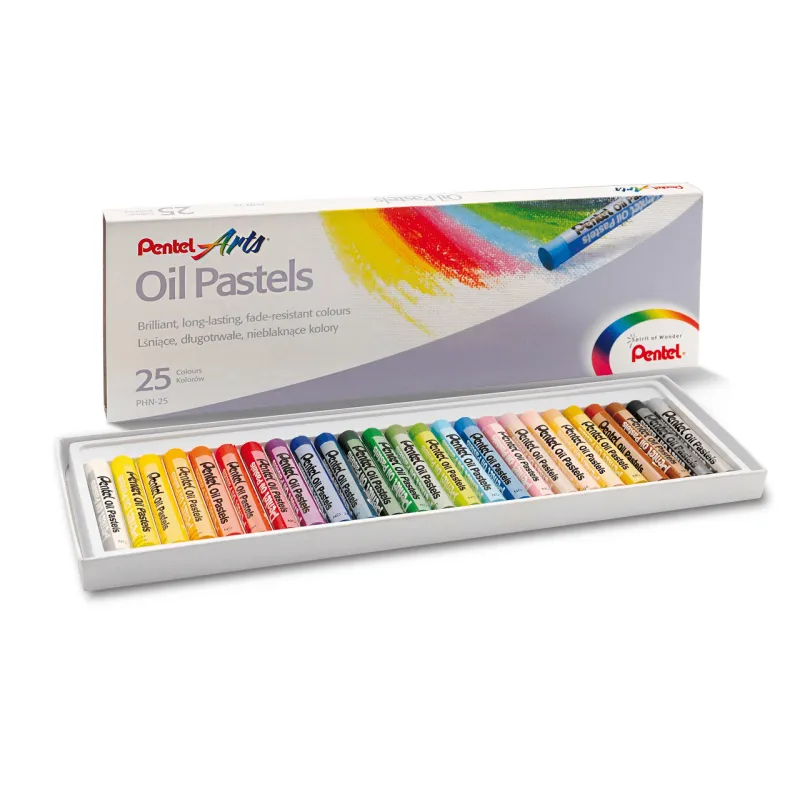 PASTELE OLEJNE 25 KOLORÓW PENTEL