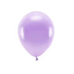Balony Eco Lateksowe 26Cm Metalizowane Lawendowe 10 Sztuk