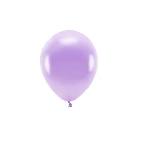 Balony Eco Lateksowe 26Cm Metalizowane Lawendowe 10 Sztuk