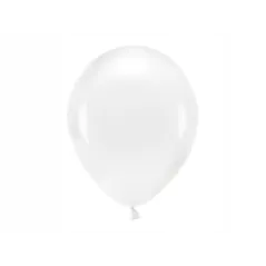 BALONY KRYSTALICZNE TRANSPARENTNE 30CM 10 SZTUK PARTYDECO