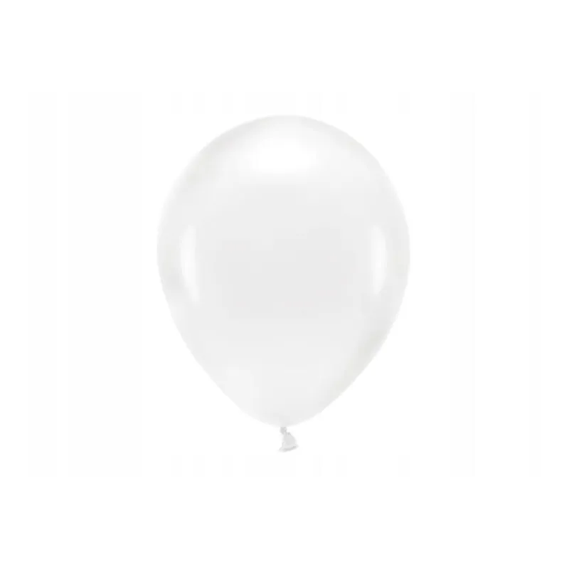 BALONY KRYSTALICZNE TRANSPARENTNE 30CM 10 SZTUK PARTYDECO