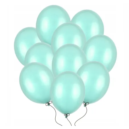Balony Strong 30Cm Metallic Mint Green 10 Sztuk