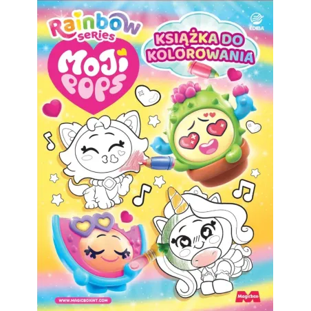 MOJIPOPS RAINBOW. KSIĄŻKA DO KOLOROWANIA
