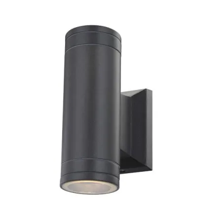 Kinkiet Lampa Ścienna Zewnętrzna Globo Gantar 2X5W Gu10 Led Czarna 32028-2