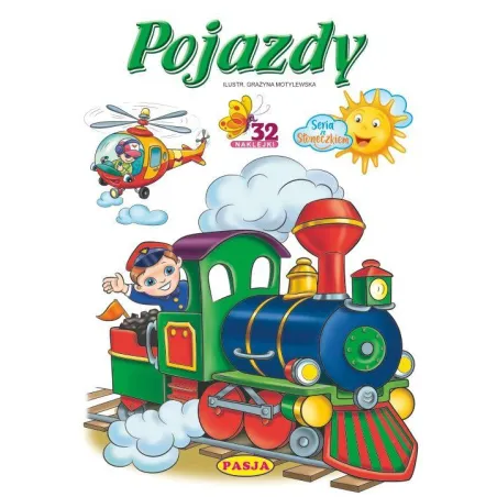 Pojazdy. Kolorowanka Z Naklejkami Pojazdy. Kolorowanka Z Naklejkami