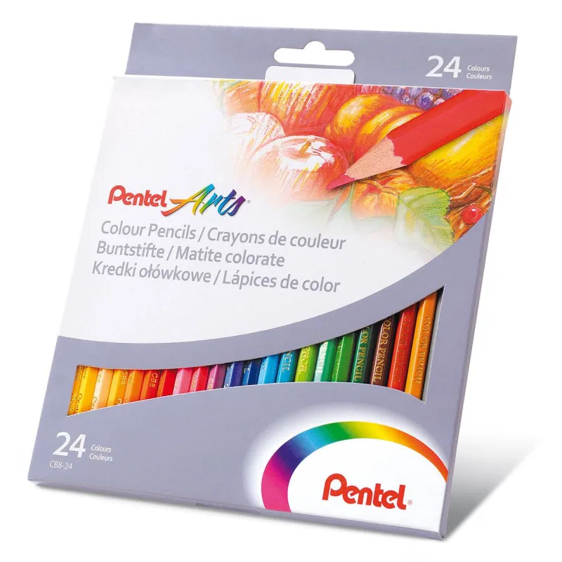 KREDKI OŁÓWKOWE 24 KOLORY PENTEL - Pentel KREDKI OŁÓWKOWE 24 KOLORY PENTEL - Pentel