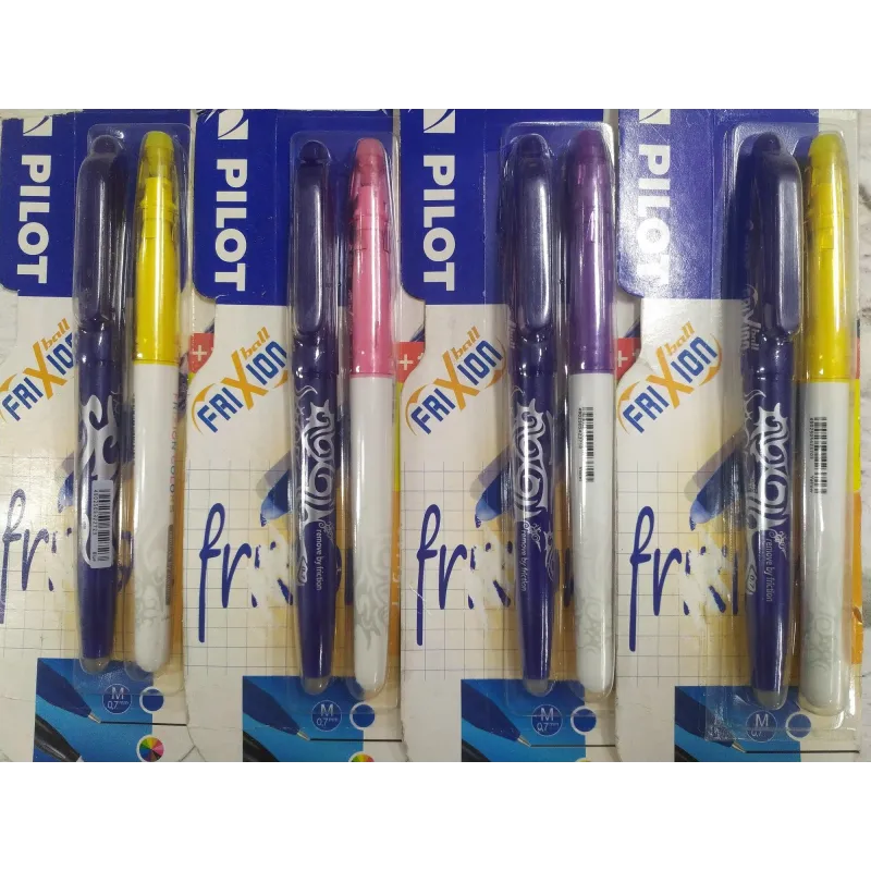 PIÓRO KULKOWE PILOT FRIXION 0.7 + FLAMASTER FRIXION COLORS - Pilot
