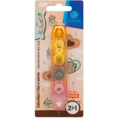 ZAKREŚLACZ I KLEJ W TAŚMIE 2W1 ASTRAPEN ANIMALS CHOCO